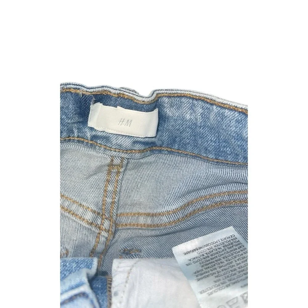 H&M Women's Size 2 Denim Jean Cut-Off Shorts - Picture 11 of 12